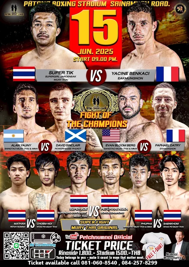 Muay Thai boxing match patong phuket