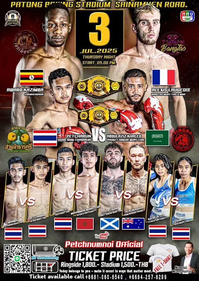 Muay Thai boxing match patong phuket